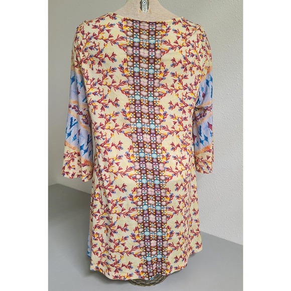 Soft Surroundings Embroidered Velvet MEDIUM Boho Maximalist Bohemian Tunic Top M - Picture 3 of 8